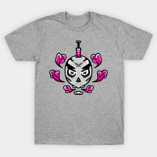 Death Skull Pink Smoke T-Shirt